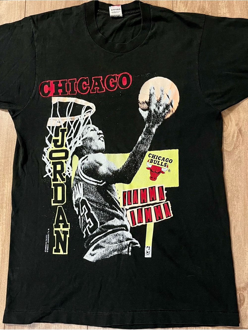 Vintage Early 90s Michael Jordan Black Graphic Tee